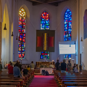 Abendmahlfeier für Kinder in der Pfarrkirche Kirchdorf an der Krems