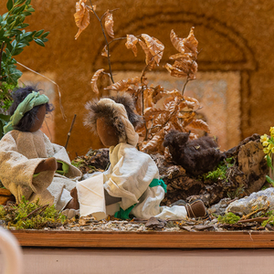 Am Nachmittag des Gründonnerstags fand eine Abendmahlfeier für Kinder in der Pfarrkirche statt.