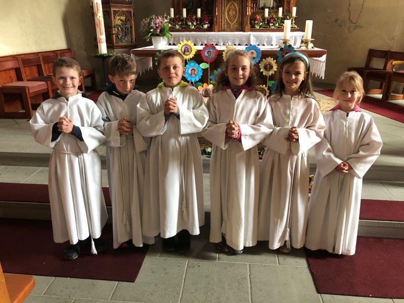 6 neue Ministrant:innen